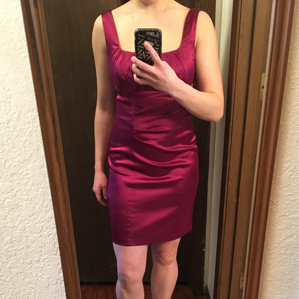 Satin Christin Michaels dress size 7/8